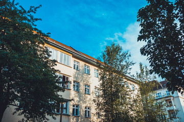 Typical apartment building in central Berlin