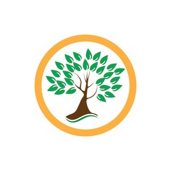 Tree logo template vector illustration