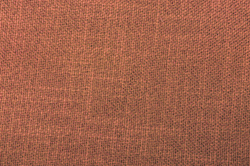 textile brown color rough weaving thread texture close-up