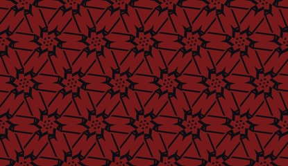 Fototapeta premium Curved line. Triangular style. Vector illustration. Vector. Smart business design. Cherry color.