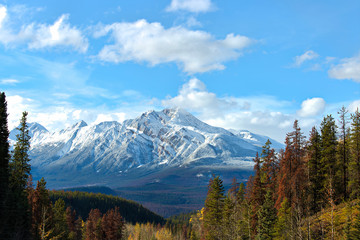mountains in autumn
