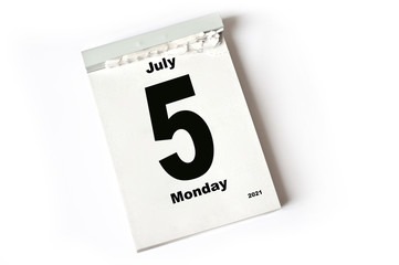 5. July 2021
