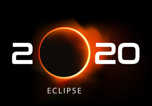 Présentation de la nouvelle année 2020 sur le thème de l’astronomie, avec une éclipse totale du soleil