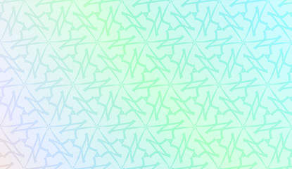 Modern pattern with curved line. Triangles, line, geometric elements. Vector illustration. Design for flyer, wallpaper, presentation, paper. Gradient color