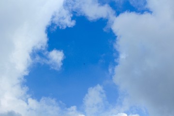 Obraz premium 青空と雲
