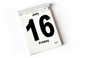 16. July 2021