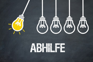 Naklejka premium Abhilfe 