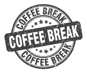 coffee break stamp. coffee break round grunge sign. coffee break