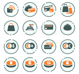 E-commers icons set