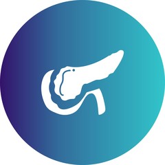 Obraz premium Pancreas icon for your project