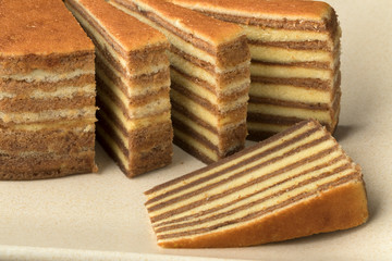 Asian homemade layer cake