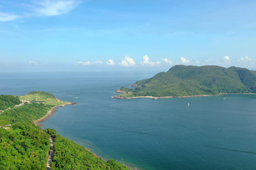 Tung Lung Chau with Joss House Bay.