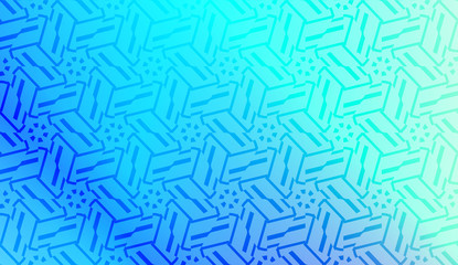 Colorful Gradient Background with geometric pattern. For Your Design Wallpaper, Presentation, Banner, Flyer, Cover Page, Landing Page. Vector Illustration.