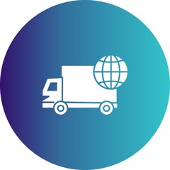  World Delivery Truck icon for your project