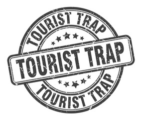 tourist trap stamp. tourist trap round grunge sign. tourist trap