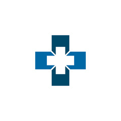 Medical and health care logo design vector template