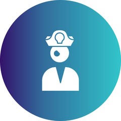 Female Pirate icon for your project