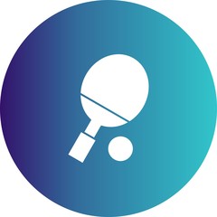 Table Tennis icon for your project