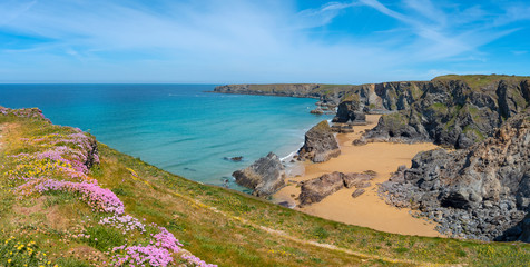 Bedruthan steps north coast cornwall