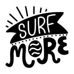 Summer lettering composition with decor.