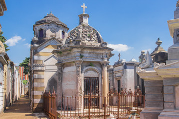 Recoleta Cemetery, the most important and famous cemetery in Argentina.