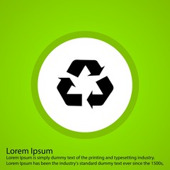 Obraz premium Refresh icon for your project