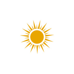 Sun logo design inspiration vector template