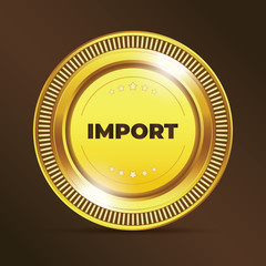 Set luxury labels and ribbons