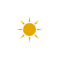 Sun logo design inspiration vector template