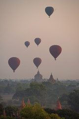 Bagan is an ancient city and a UNESCO World Heritage Site located in the Mandalay Region of Myanmar.	