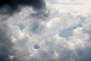 Cumulonimbus clouds, dramatic sky, amazing sky.
