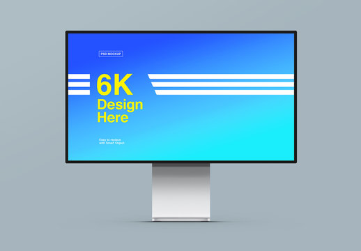 Desktop Monitor Display Mockup