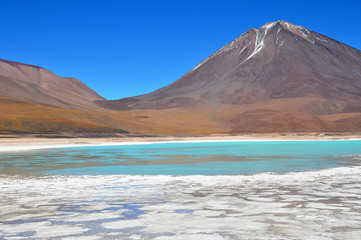 travelling through the andean mountains in bolivia, peru and chile to geysers, lagunas, la paz,...