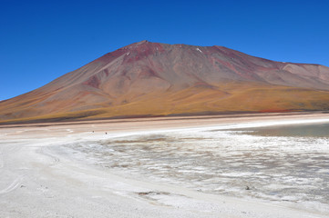 travelling through the andean mountains in bolivia, peru and chile to geysers, lagunas, la paz,...