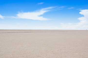 Salar de Uyuni, the world's largest salt flat area, Altiplano, Bolivia, South America.