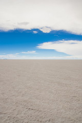 Salar de Uyuni, the world's largest salt flat area, Altiplano, Bolivia, South America.