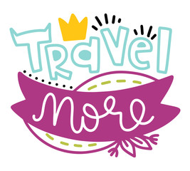 Summer lettering composition with decor.