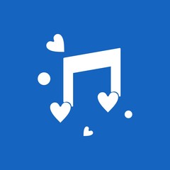 Love music icon for your project
