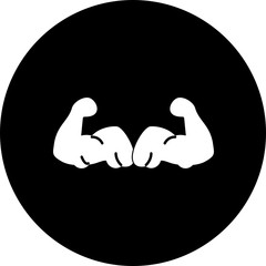 Body builder icon for your project