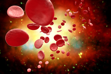 Red Blood Cells 3D Illustration