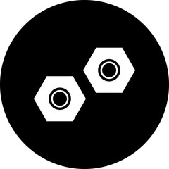 Nut icon for your project