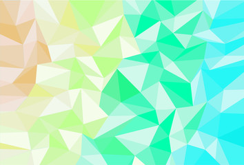 Vector of abstract bright background; 3d geometrical shapes