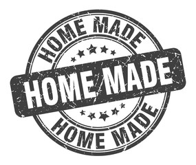 home made stamp. home made round grunge sign. home made
