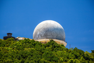 Spherical antennas, for receiving multiple satellites, dome radar antenna