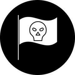 Pirate Flag icon for your project