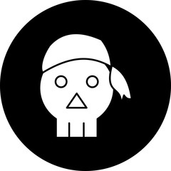 Pirate Bandana icon for your project