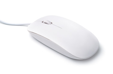 White computer mouse