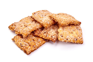 Sugar cookies, isolated on white background