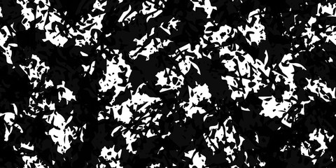 Black and white grunge texture seamless. Abstract monochrome background. Dirty covered with a chaotic pattern on the surface. Vintage old wall in scratches and scuffs.