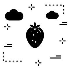 Strawberry icon for your project